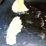 月島もんじゃ たまとや - お通しのオムレツ  ¥380