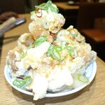 月島もんじゃ たまとや - 若鶏の唐揚げ香味がけ　¥780