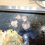 月島もんじゃ たまとや - 丸ハツ　¥630