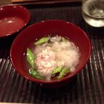 おが和 - 鱈の白子と鬼おろし（大根おろし）