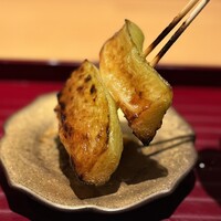 焼鳥 まこ - 熊本　赤茄子　鶏油で旨みを加える　絶品