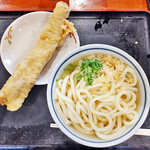 うつ海うどん - 料理写真:かけうどん小ｗｉｔｈあまご天