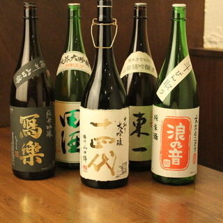 General recommended sake and shochu