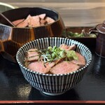 黑家 本店 - 炭焼き飛騨牛まぶし(二膳目)