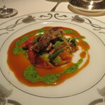 アピシウス - オマール海老のポッシェ、エスカルゴのブルギニョン