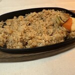 ステーキ 西洋料理 寛 - ガーリックライス