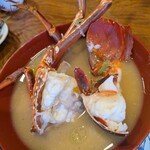 網元 - 伊勢海老のお味噌汁