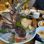 網元 - 伊勢海老のお刺身