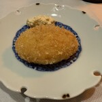 ステーキ 西洋料理 寛 - 活ずわい蟹のコロッケ