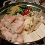 赤坂餃子坊 - モツ鍋（塩）