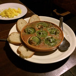 河崎2丁目食堂 - ホタテ貝のブルゴーニュ風