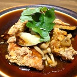 デニーズ - 【期間限定】松茸餡の唐揚げみぞれ和え