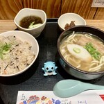 琉球村 - 料理写真:ミニそばセット