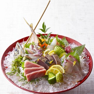 九州産本マグロ入りお刺身五種盛合わせ