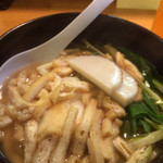 Kyouryouriyahei - 深夜うどん、きざみキツネに餅入り