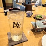 蕎麦前 新田 - ハイボール 山崎と睦を飲んだ気がします
