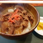 滝乃家 - ミニ牛丼