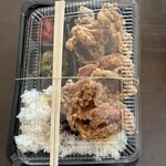 クワハラカルビ - 唐揚げ弁当680円