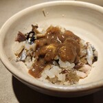 ことわりをはかるみせ ばんどう - 秋刀魚の肝を加え