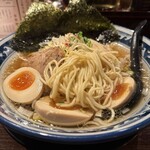 和風楽麺 四代目 ひのでや - ■ひのでやラーメン味玉ミニ帆立御飯セット¥1,530