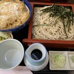ますだや - 料理写真:かつ丼セット麺大盛り
