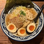 和風楽麺 四代目 ひのでや - ■ひのでやラーメン味玉ミニ帆立御飯セット¥1,530