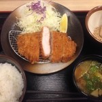 松乃家 - ロースかつ定食