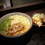 ふくちゃん - ■ 肉うどん・唐揚げセット