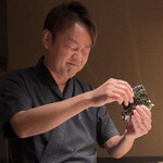 鮨処 池上 - 海苔が命