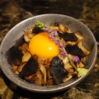 【締めの名物】大分県「蘭王」を使用したトリュフ卵かけご飯