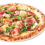 PIZZA SALVATORE CUOMO - ポルチーニと生ハムルーコラ