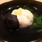 みこころや - (11/10)ほたてしんじょう、椎茸、つるなのお椀