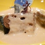 みこころや - (11/10)茄子と大徳寺麩のゴマ和え