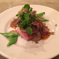 Rojoc - 吟醸松阪豚フィレ肉とフォアグラのソテー秋トリフのソース ロッシーニ風