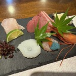 幅一 - お造り盛り合わせ7種1皿目