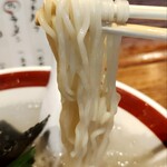 鮎ラーメン - 細麺