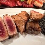 築地ボン・マルシェ - 鮪ステーキアップ