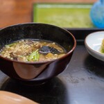 よし町 - 2025.10 天然茸と蕎麦の実の雑炊（ハナイグチ、ムキタケ、香茸、筑西市産常磐秋そば）