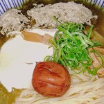 麺屋 鶏楽 - 冷たい煮干しらーめん塩