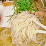 麺屋 鶏楽 - 冷たい煮干しらーめん塩