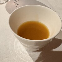Hirovanna - 名古屋コーチンのスープとバターナッツのマリアージュ。でもコーチンのお出汁が隠れてしまった気がします