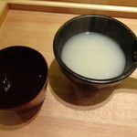 割烹・蕎麦 波と風 - 蕎麦湯