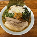 横濱家系らーめん幸喜家 - 料理写真:辛味噌らーめん玉ねぎトッピング