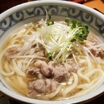 黒豚うどん。