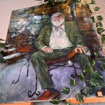 四十雀カフェ - 店内にはいくつかの絵も飾られています