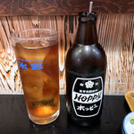 ほろよい - ホッピーは裏メニューらしく、常連さんの分しか仕入れていないみたい。