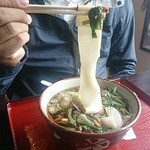 網元おおば - ひもかわうどん