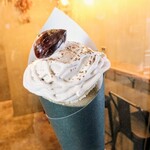 TERAKADO COFFEE - 【2025.10】2025年10月限定・ほうじ茶マロンのクレープ(税込1,300円)