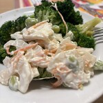 ビッグボーイ - サラダバー食べホ良いよね。健康的　この蓮根豆美味し
