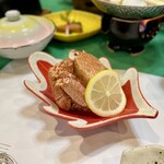 ホテル御前水 - 料理写真:毛蟹半身盛り